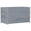 Planting Box Gray 100x50 Cm Solid Pine Wood