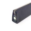 [Rio] Slip-On Pen Case Leather Pencil Case Large Capacity Student/Office Worker Genuine Leather L Size Navy