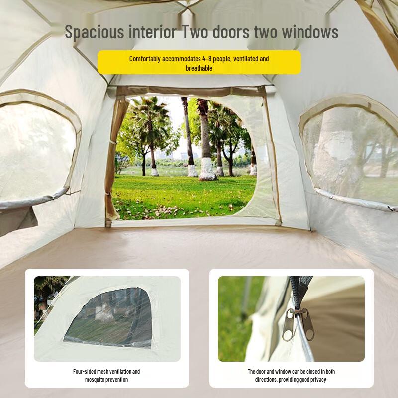 Datangyu 2-in-1 Automatic Camping Tent with Tarp