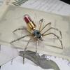 Kit de Modelo de Aranha Mecânica DIY Metal Puzzles 3D Insetos Cyberpunk Montagem Criativa Artesanal Puzzles de Metal