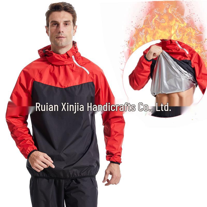 Plus Size Hooded Sauna Suit for Running & Yoga - Accelerates Sweating & Fat Burning