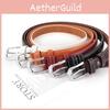 Fashion Womens Pu Leather Belt With Pin Buckle For Casual And Office Wear