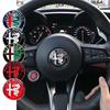 Pro Alfa Romeo 40mm Samolepka s emblémem na volant auta Odznak na ovladači středové konzole Pro Alfa Romeo Giulietta Mito Giulia Stelvio Br