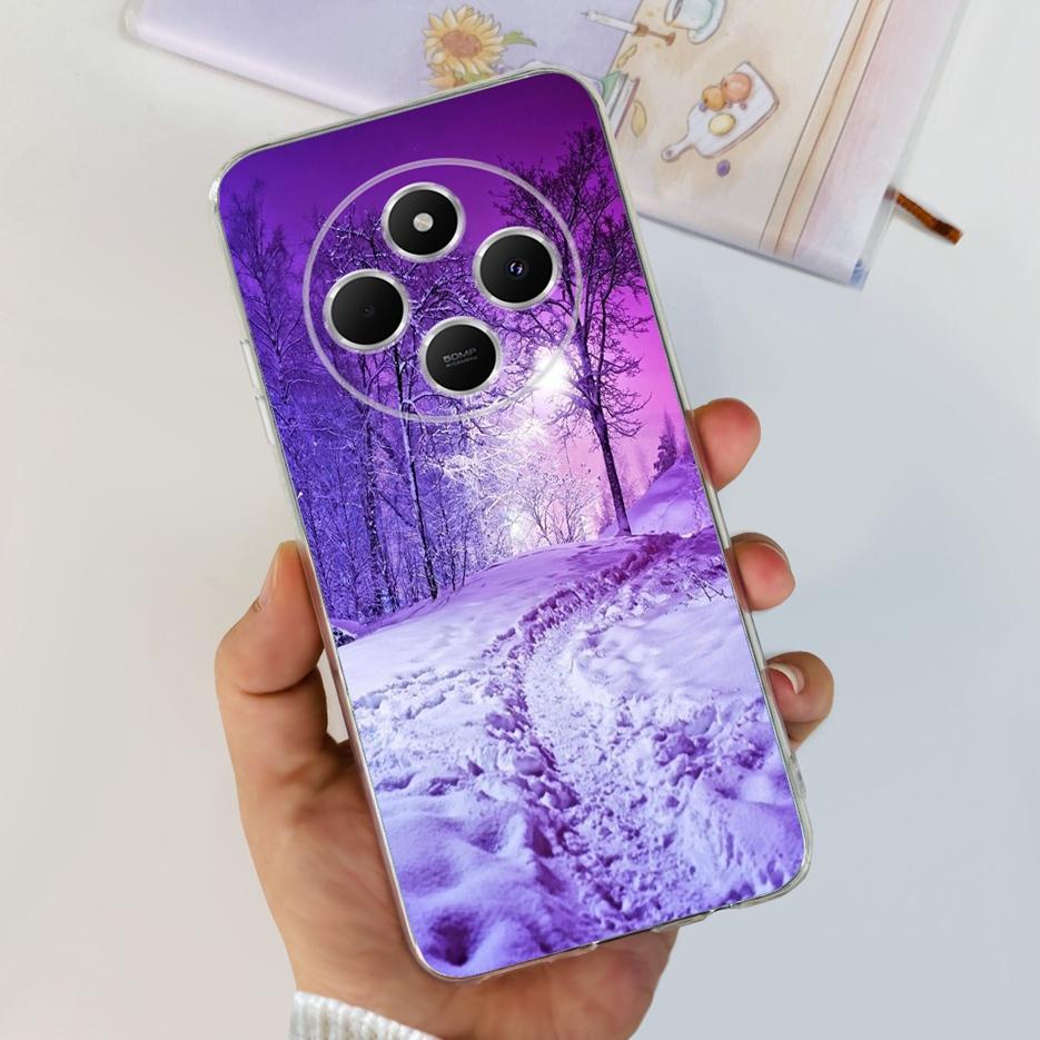For Xiaomi Poco C75 Case Cute Cat Butterfly Painted Cover Soft Silicone Phone Case For Xiaomi Poco C75 C 75 PocoC75 Fundas Coque