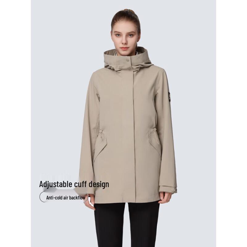 HALTI Women's Hardshell Hooded Casual Jacket