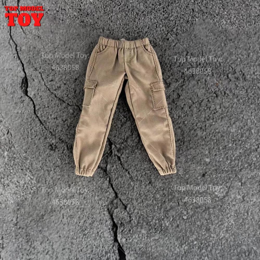 1/12 Scale Overalls Combat Pants Trousers Jeans Clothes Accessories Model for 6'' Romankey Soldiers Action Figure Body Dolls