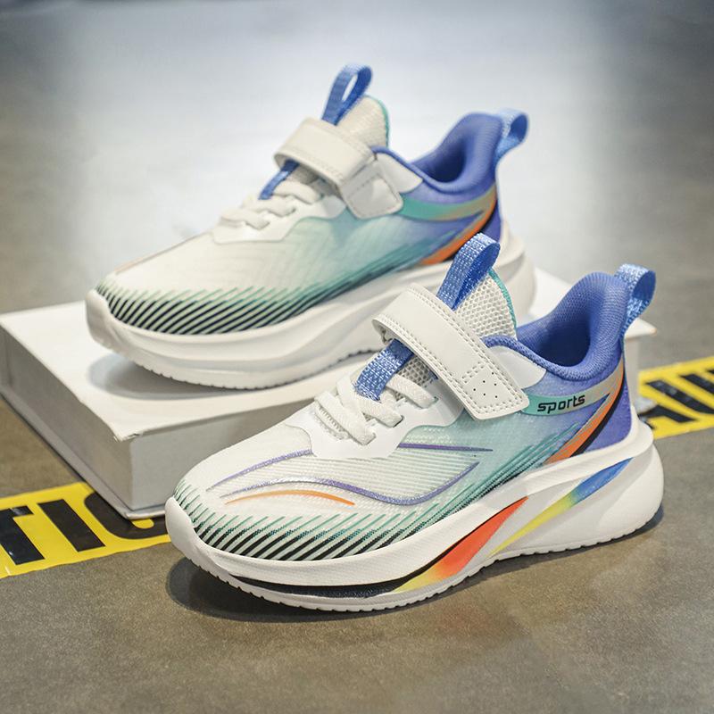 Children's running shoes Spring and summer mesh breathable, light, comfortable, fashionable and versatile students, middle and older children and b