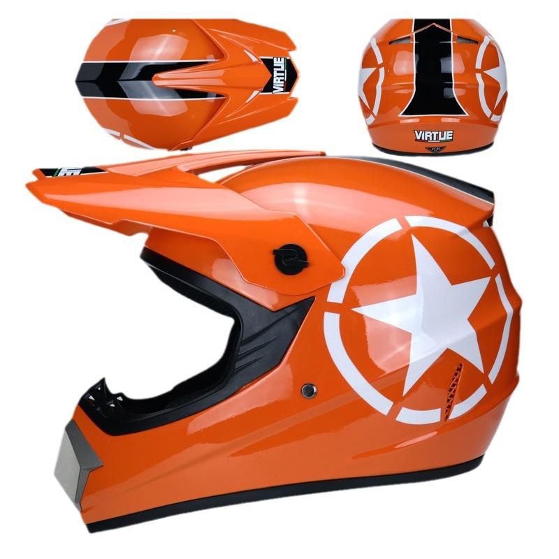 Off-road non-helmet motorcycle small off-road helmet racing lightweight mountain full-face helmet with goggles