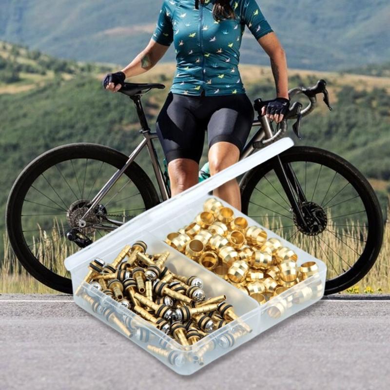 Fahrradzubehör Ölnadelkopf Fahrräder Hydraulische Scheibenbremsleitung Einsatz für Fahrräder und Ersatzteil