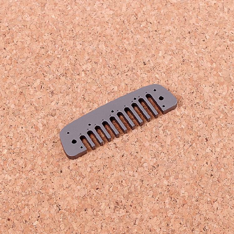 Professional 10 Holes Diatonic Harmonica Comb Replacement Practical Metal Harmonica Comb Harmonica Part Enduring
