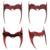Stunning Wandavision Mask For Halloween Featuring Adorable Visions And Scarlet Witch Design