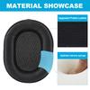 Replacement Ear Pads Cushions Protein Leather Headphone Earpads Ear Cups Cover for Corsair HS55 HS55 PRO HS65 Gaming Headset