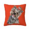Yorkshire Terrier Throw Pillow Decorative Cute Yorkie Dog Modern Cushion Cover Car Pillowcase