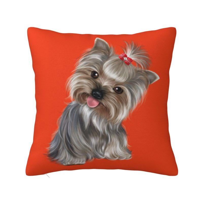 French Bulldog Cushion Cover 45x45cm Frenchie Dog Velvet Luxury Throw Pillow Case for Sofa
