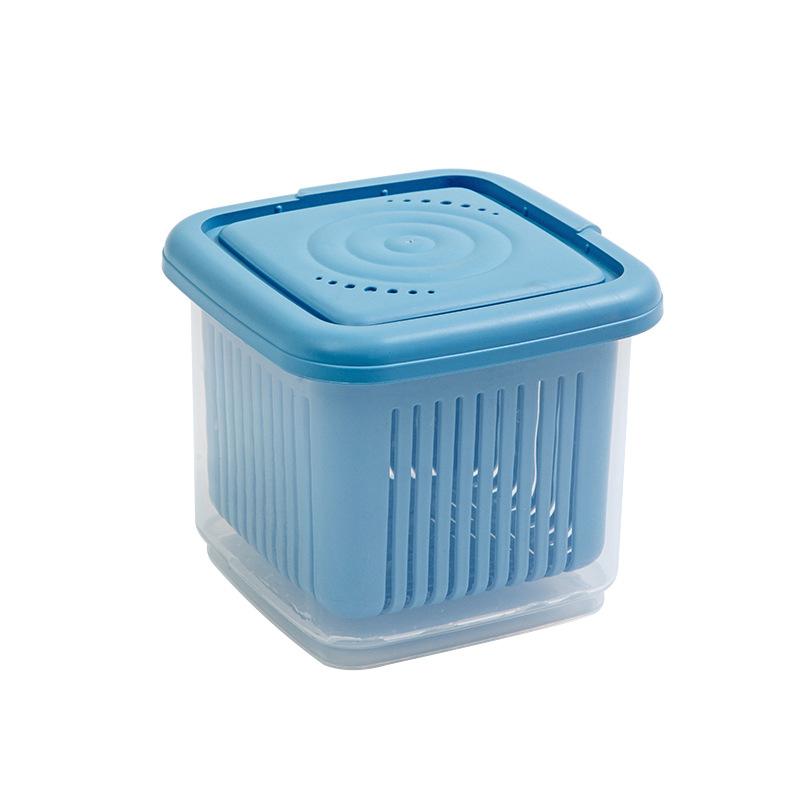 1 шт. кухонный ящик для хранения фруктов и овощей, холодильник, имбирь, зеленый лук, контейнер для хранения свежих продуктов, органайзер для слива продуктов