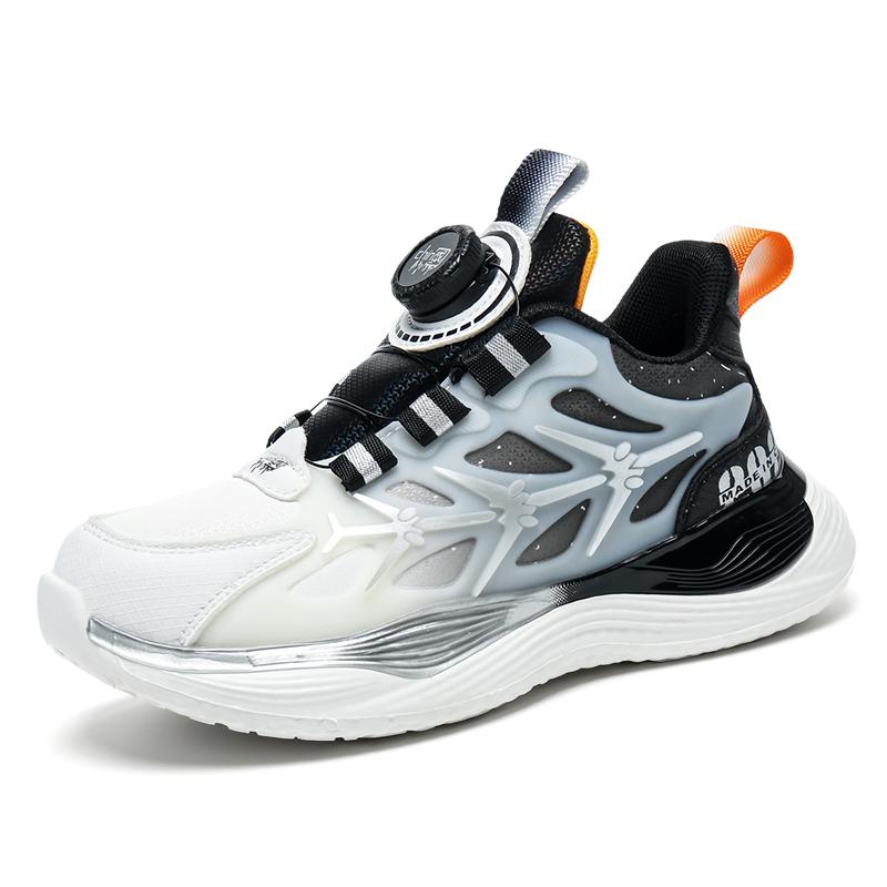 

Детская легкая модная универсальная спортивная обувь для отдыха на открытом воздухе повседневная обувь детские кроссовки 31-41 41 чёрный/белый