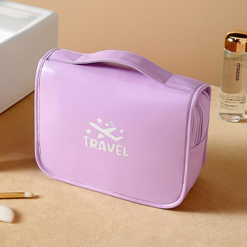 Tragbare Kosmetiktasche mit großem Fassungsvermögen und Haken-Organizer, Kulturbeutel, Make-up-Tasche für Damen und Herren, Reisetaschen für den geschäftlichen Gebrauch