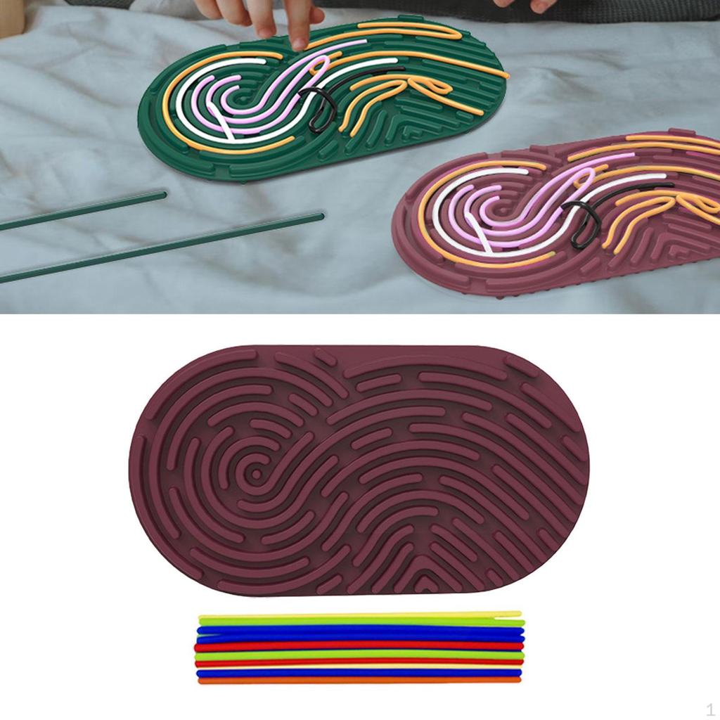 Fidget Sensory Activity Board Improve Children's Hands On Ability Busy Learning Toy for