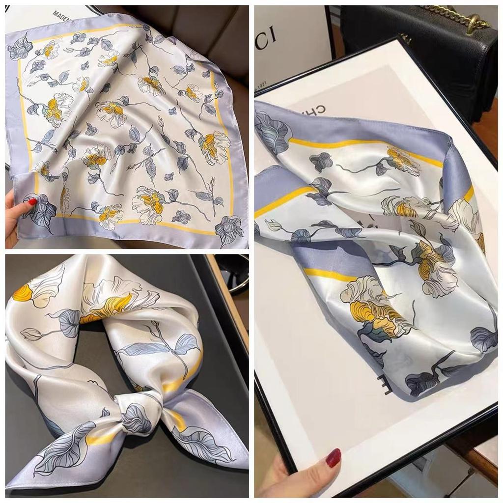Eleganti Foulard di Seta da Donna Con Centinaia di Camicie, Assistenti di Volo, Decorazione Professionale, Protezione del Collo, Foulard, 70 Foulard Quadrati Piccoli.
