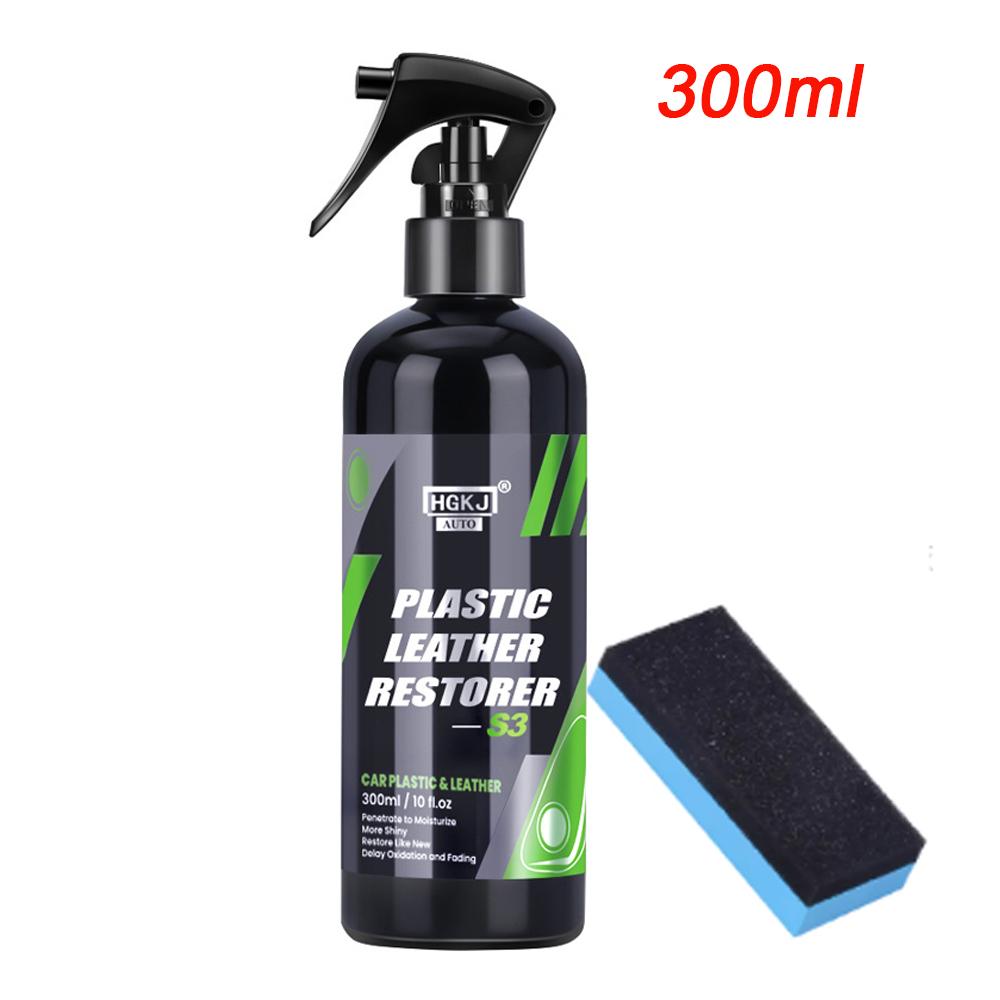 Motorcycle Plastic Restorer Back To Black Gloss Cleaning Kit Plastic Leather Repair Auto Polish And Repair Coating Renovator