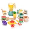 Children's Pretend Play Kitchen Appliance Set With Colorful Supermarket Cash Register And Electric Juicer For Afternoon Tea Fun
