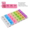 8pcs Assorted Colors Medicine Organizer Box 28 Compartments Daily Medication Organizer  Home Storage