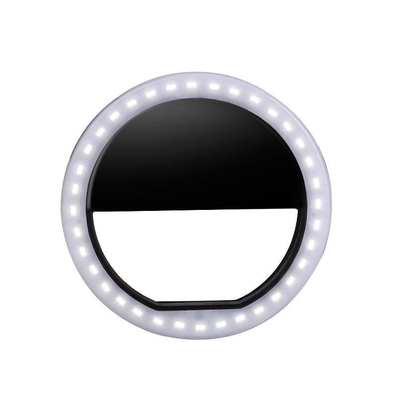 Phone Selfie Ring Light With Usb Rechargeable Power For Makeup And Video Recording