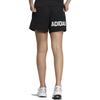 adidas Originals Solid Color Elastic Waist Sports Shorts Women Shorts Black HH9448