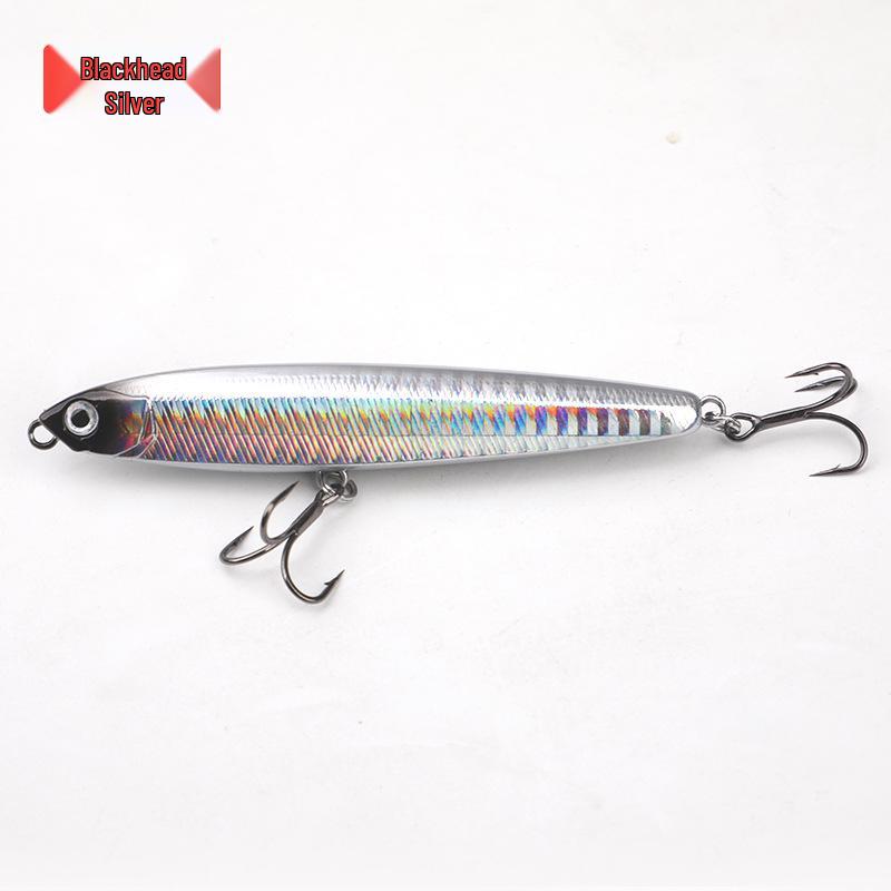 

Sinker Minnow Pencil Vibration Bionic Bait for Bass & Mackerel 10g No Hook Ring