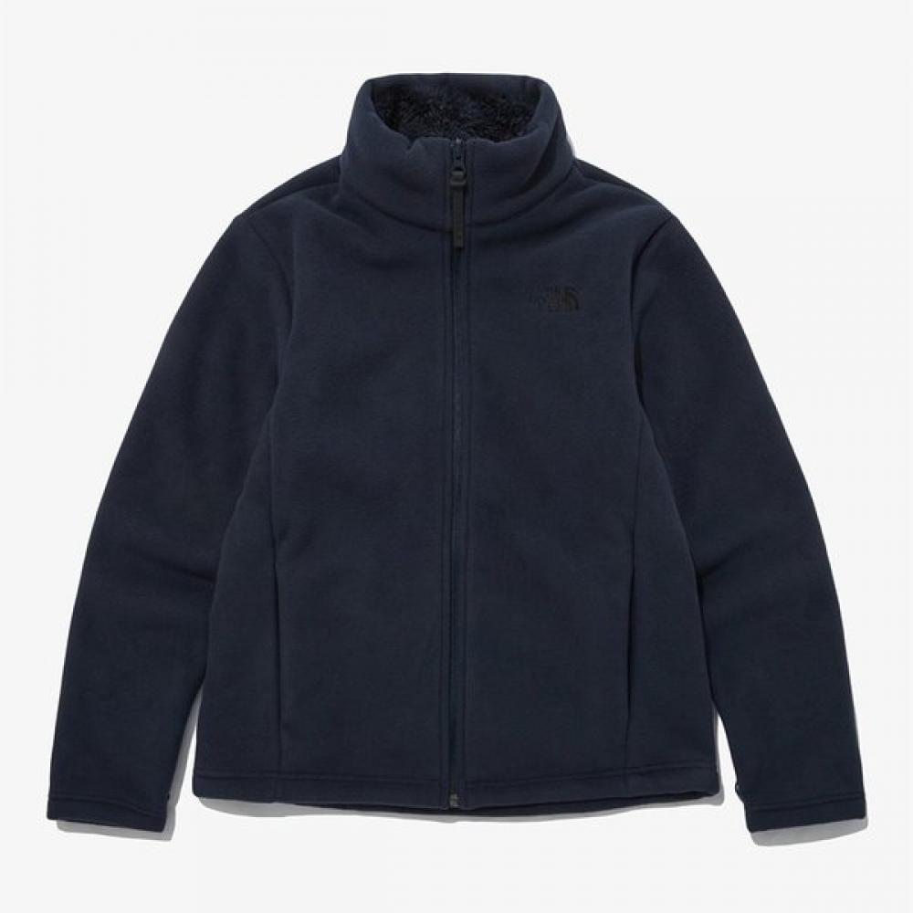 The North Face Women S Fur Fleece Jacket Nj4fp81c MIDNIGHT NAVY/090