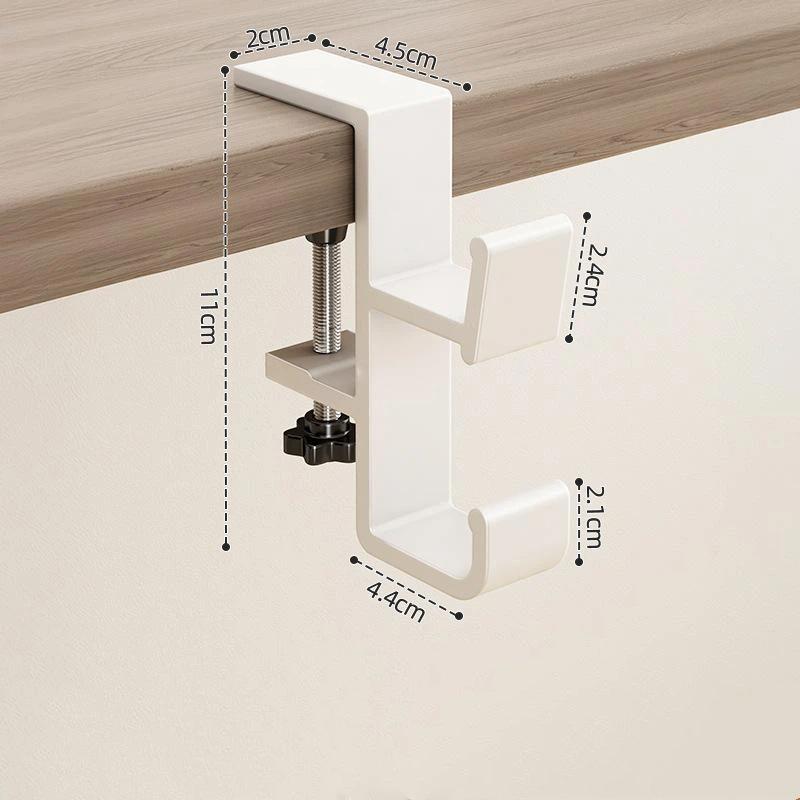 Adjustable Desk Edge Hook Punch-Free Hanging Bag Hanger Removable Handbag Holders Magnetic Foldable Multi-Functional Table Hook