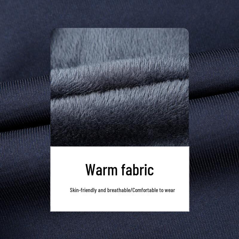 Talent Men's Fleece-Lined Straight-Leg Casual Trousers