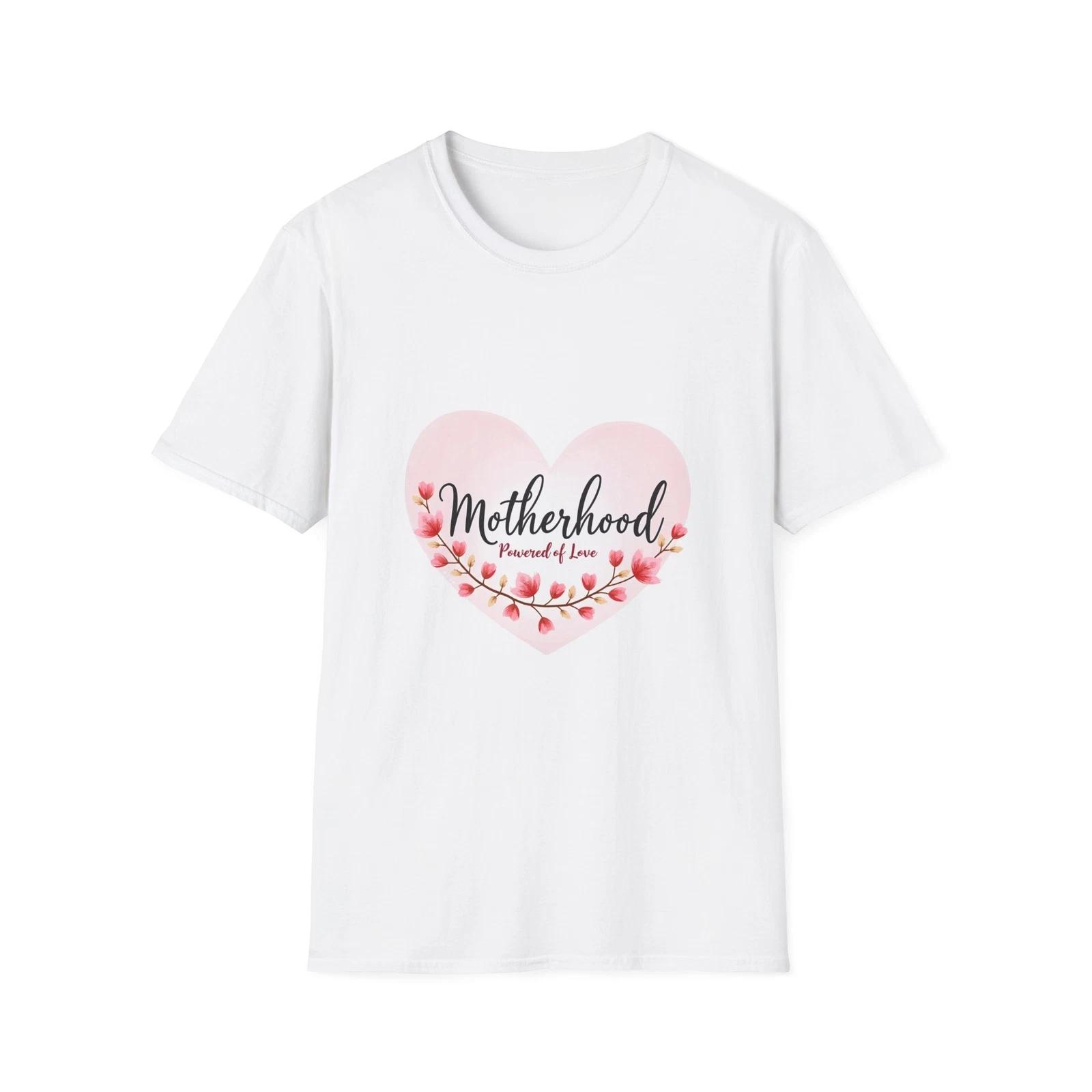Футболка  Материнство , Подарок для мам, Футболка с цветами, Подарок на день рождения, День матери M