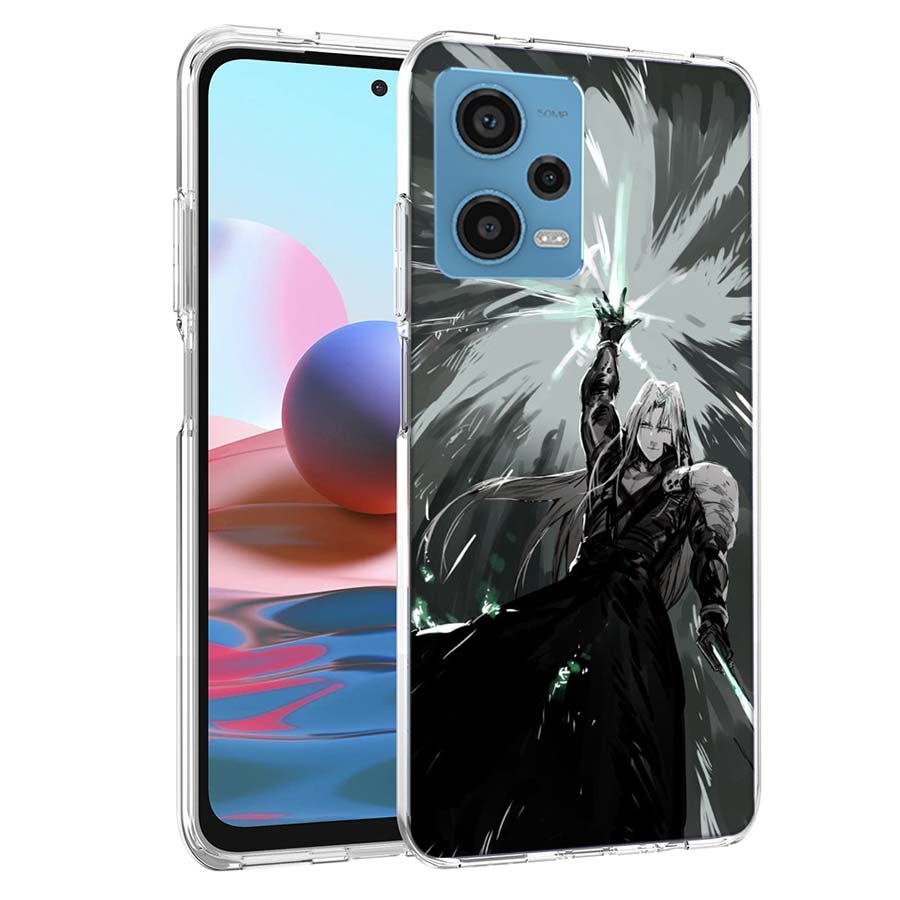 Anime FINAL FANTASY 7 BloodyBeni Phone Case For Redmi Note 13 12 14 15 Pro Plus 13R 11 11T 11E 11S 10 Pro 10S 9 9S Cover Cell Cl