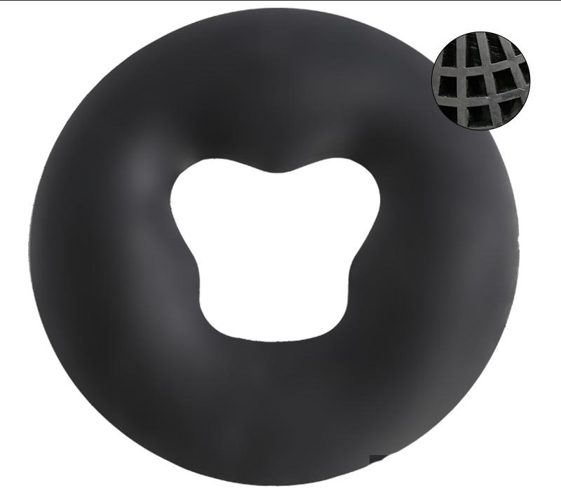 

Мягкая силиконовая подушка для спа-салона, многоразовая нескользящая массажная подушка без пленки, салонная подушка для массажа лица, расслабляющая косметическая подушка чёрный