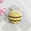 Colorful Cartoon Bee Plush Brooch Pendant for Clothes, Shoes, Hair, and Bags.