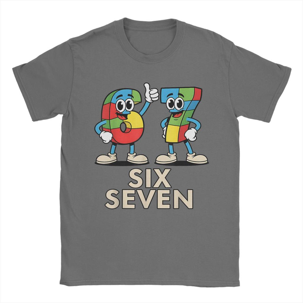 Fashion 67 Italian Brainrot 67 Six Seven TShirt Unisex Round Neck 100 Cotton T Shirt Short Sleeve Tee Shirt Gift Idea Clothing