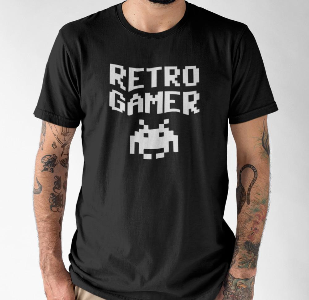 RETRO GAMER T-SHIRT (Albernic console snes nes atari ps 1 2 xbox 80s rasberry pi Unisex T-Shirt XXXXL