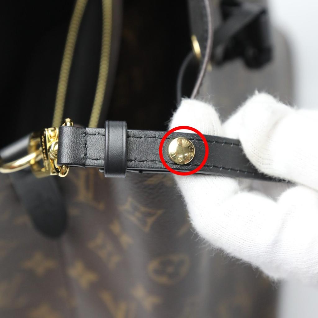Louis Vuitton Monogram Neonoe Shoulder Bag Monogram Canvas Noir Women M44020 Used