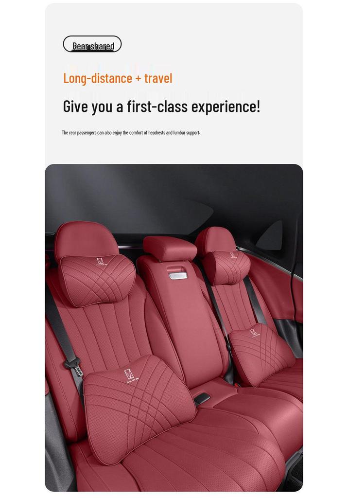 Apt for Avatr 11: Car Headrest, Lumbar Support, Seat Set, and Neck Pillow for All Seasons