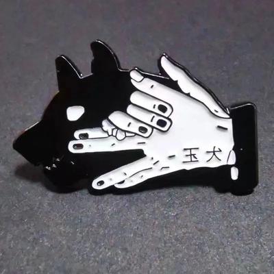 Kreativní slitinová brož Kreativní doplňky Odznak