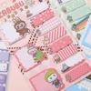 220 Blatt Labubu Haftnotiz-Set Kawaii Selbstklebende Memo-Streifen Schreibwaren