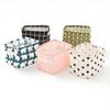 1 Pz Tessuto Cotone Lino Impermeabile Cesto per Oggetti Vari da Scrivania Scatola Contenitore Organizer per Cosmetici Giocattoli Borsa per Contenere Biancheria Intima Calzini Vestiti