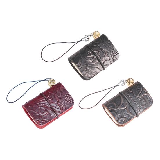 Mini-Notizbuch aus Kunstleder, Vintage-Taschentagebuch, Multifunktions-Notizbuch für Damen und Herren, Offizier, Künstler, Architekt