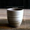 Artisan Hand-Painted Crackle Glaze Stoneware Mug for Coffee Tea, Vintage Chinese Japanese Ceramic Cup - Dishwasher Safe