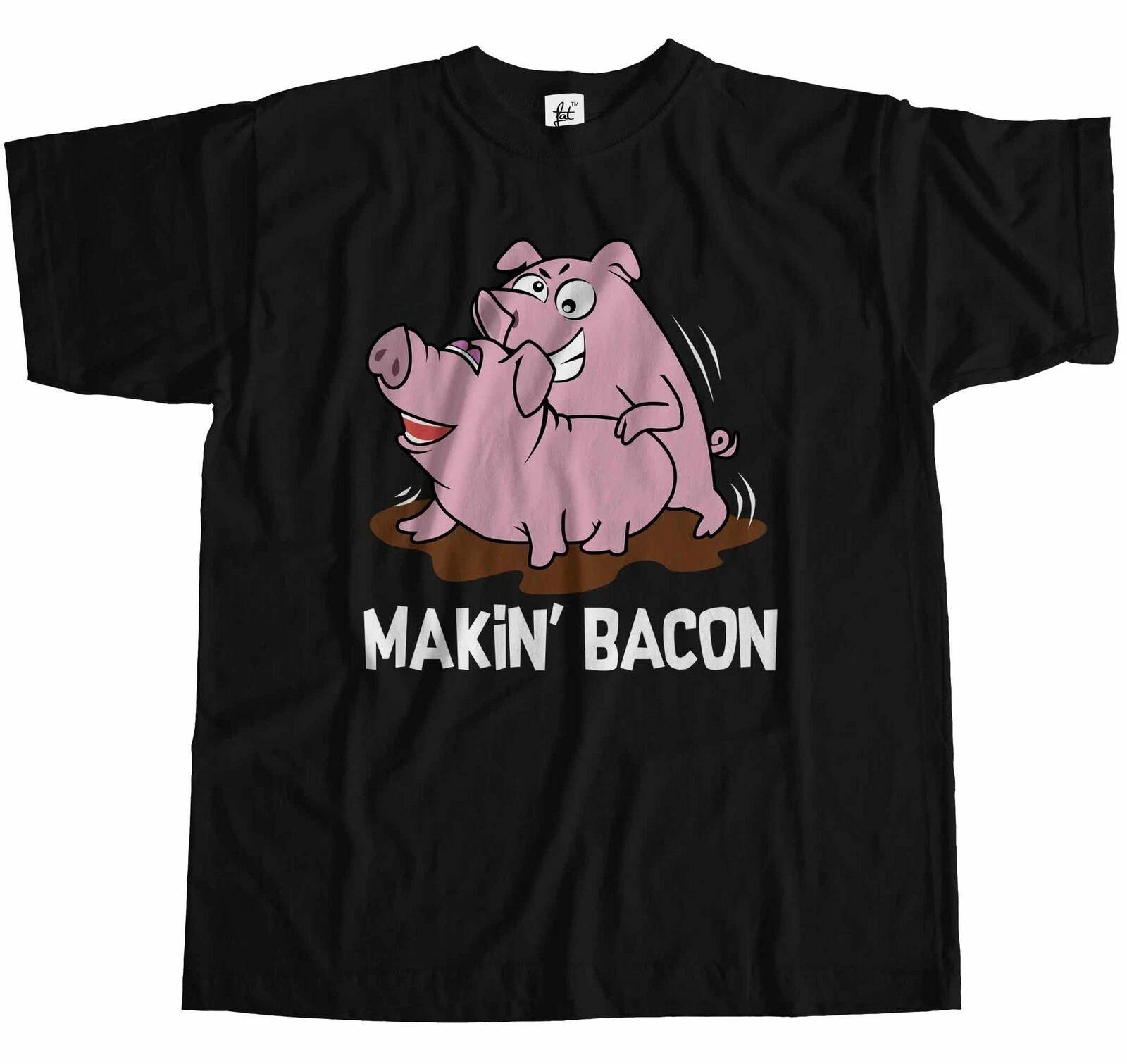 Making Bacon Mens T-Shirt XXL