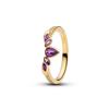 2026 New 925 Sterling Silver Ring Lover's Holiday Gift Jewelry Women Butterfly Pink Heart Golden Infinite Rings