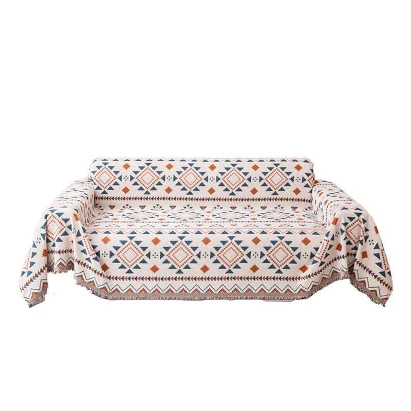 Bohemian Style Sofa Cover Slipcover Protector Decorative Throw Blanket