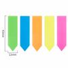 Deli 5-Color Fluorescent Arrow Index Tabs, 43x12mm