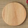 Wood Appetizers Serving Dish Household 5 Compartments Snack Dry Fruit Plate Candy Tray - Round Divided Snack Plate Tray